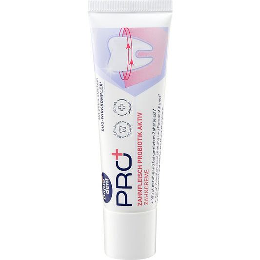 Dontodent PRO+ Tandpasta PRO+ Zahnfleisch Probiotik Aktiv, Reisformaat, 20 ml