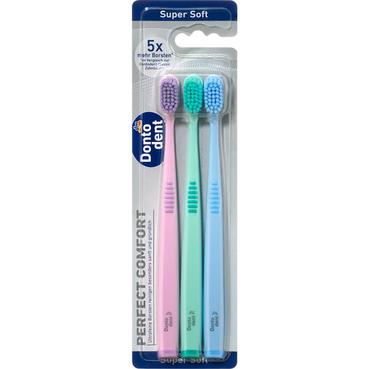 Dontodent Tandenborstel Perfect Comfort super soft, 3 St