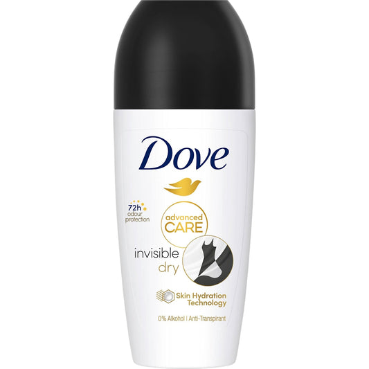 Dove Antitranspirant Deo Roll-on Advanced Care Invisible Dry, 50 ml