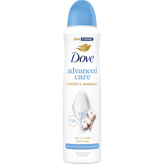 Dove Antitranspirant Deospray Baumwoll- & Meeresmineralienduft, 150 ml
