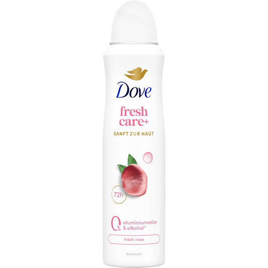 Dove Deospray fresh+care rose, 150 ml