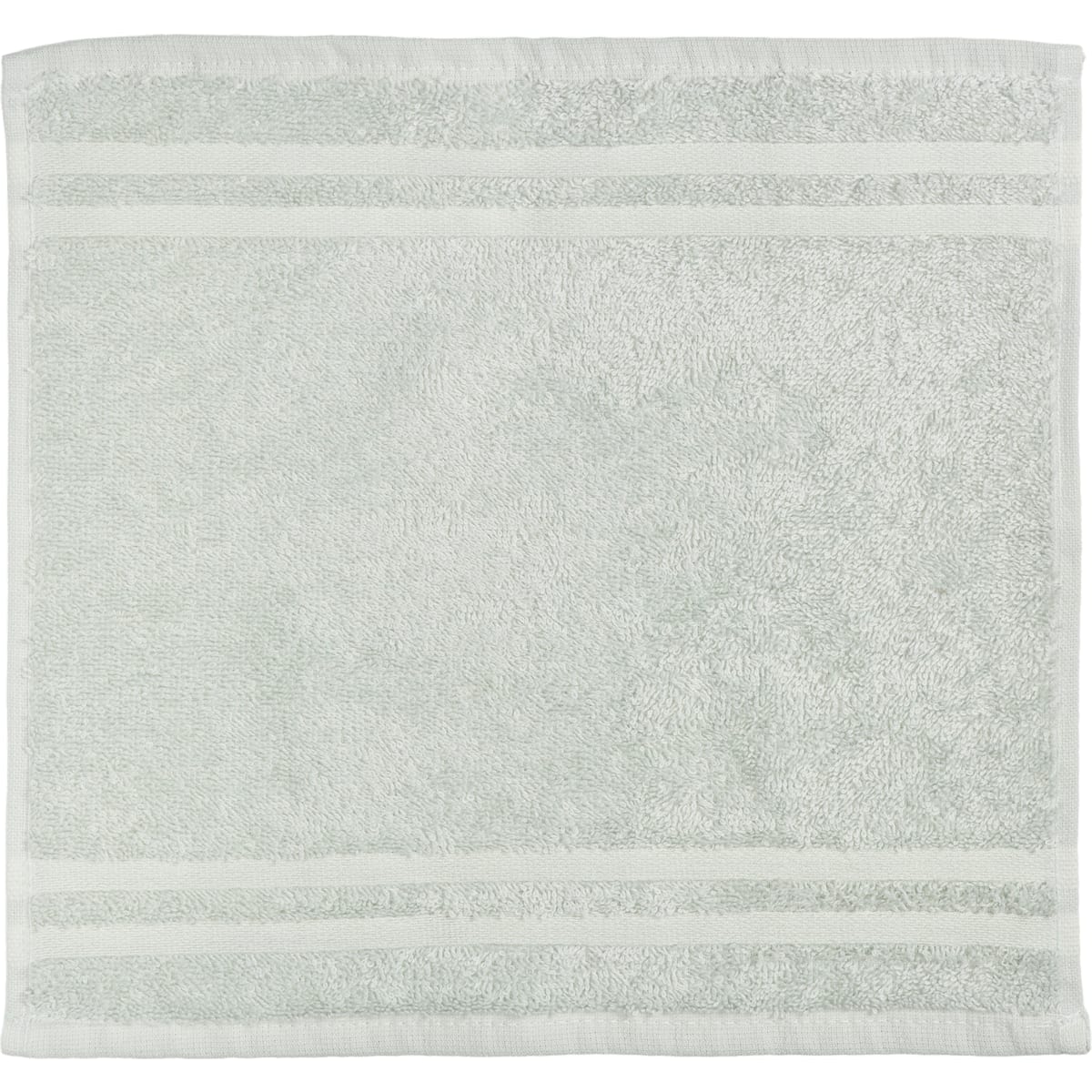 ebelin Handdoek van Badstof groen (30x30 cm), GOTS-gecertificeerd, 1 St