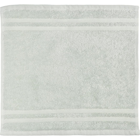 ebelin Handdoek van Badstof groen (30x30 cm), GOTS-gecertificeerd, 1 St