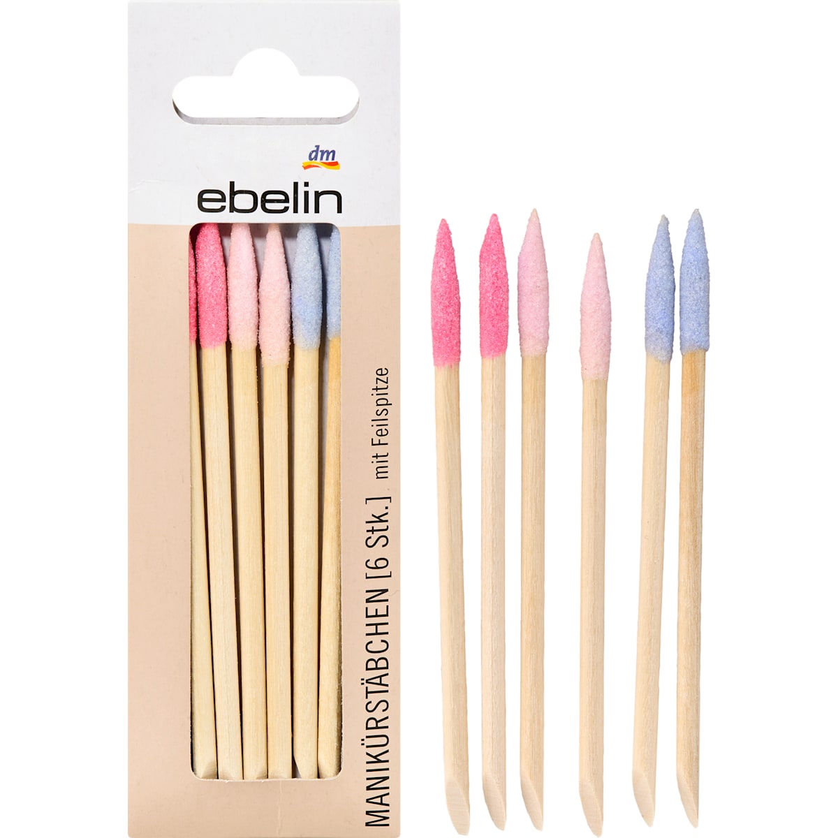 ebelin Manikürstäbchen, 6 St