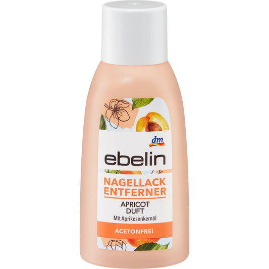 ebelin Nagellakremover acetonvrij, 125 ml