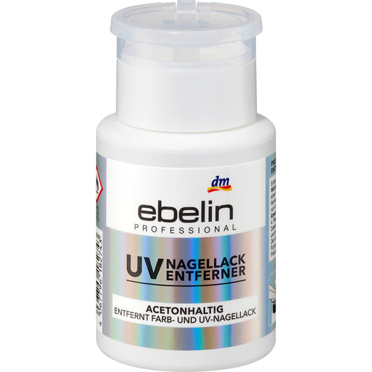 ebelin UV Nagellakremover Met aceton, 125 ml
