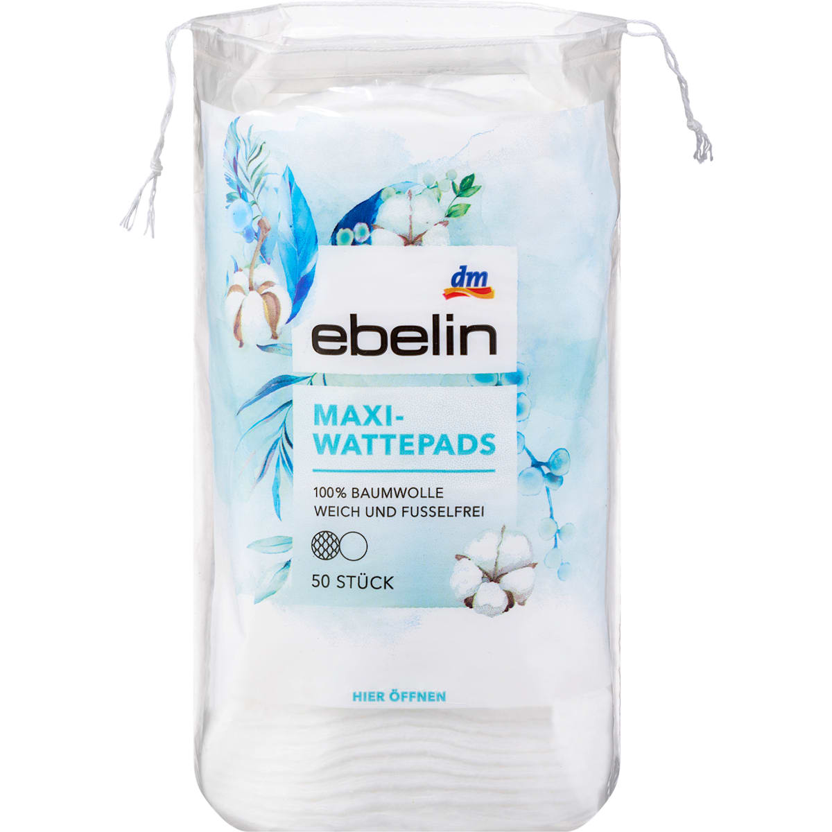 ebelin Wattenschijfjes Maxi, 50 St