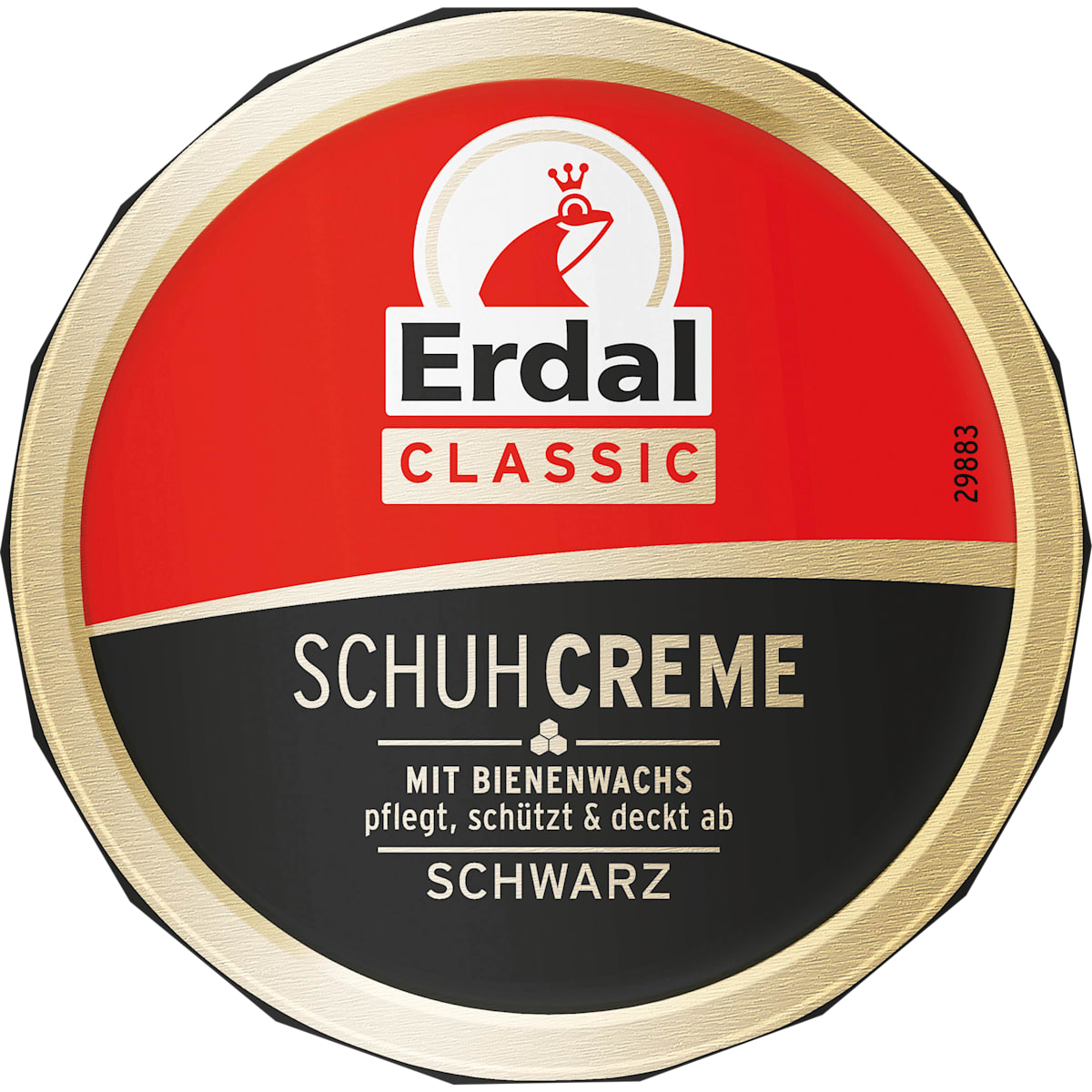 Erdal Schuhcreme zwart, 75 ml