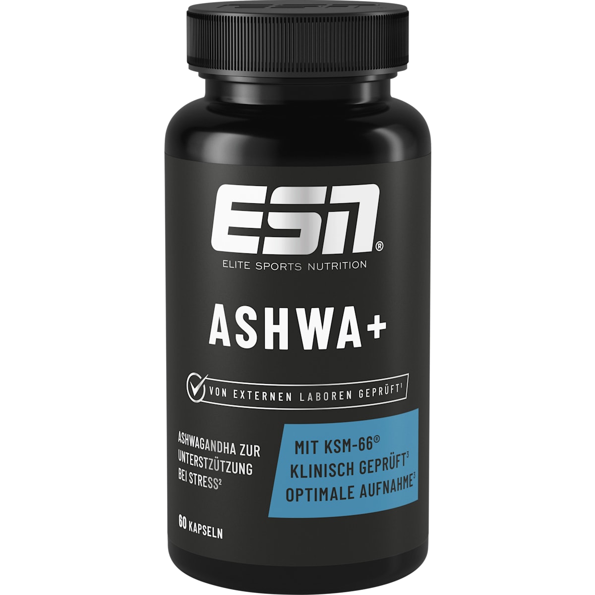 ESN Ashwa+ Kapseln 60 Stk, 43 g