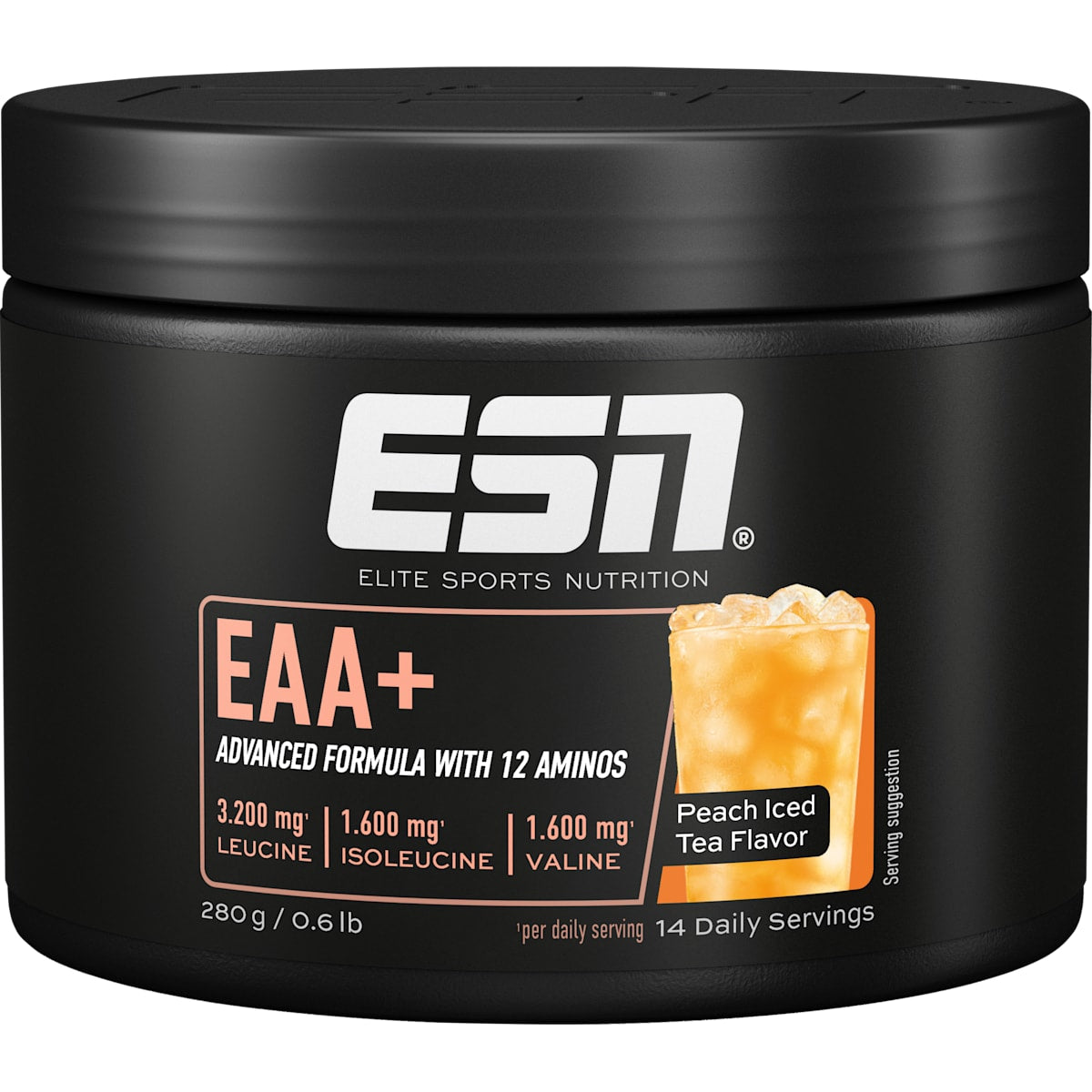 ESN EAA+ Aminos Peach Iced Tea Flavor Pulver, 280 g