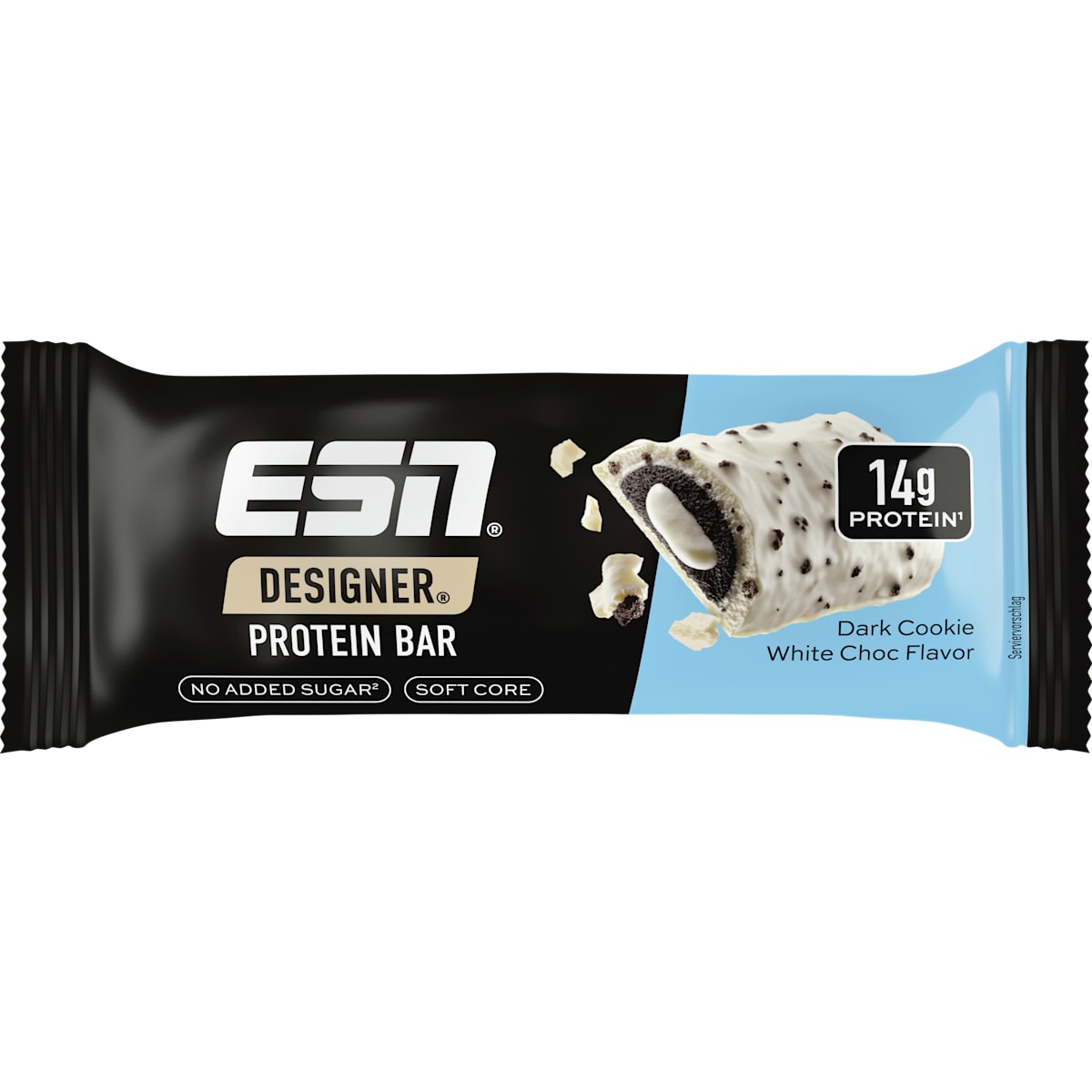 ESN Proteinriegel Designer Bar, Dark Cookie White Chocolate Geschmack, 45 g