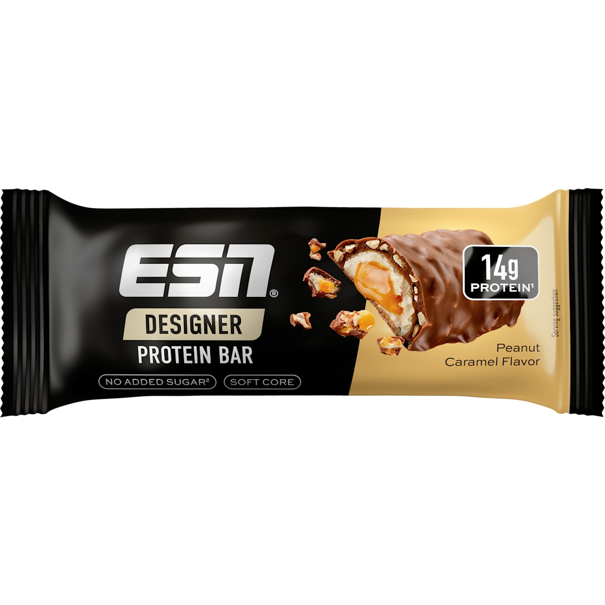ESN Proteinriegel Designer Bar, Peanut Caramel Geschmack, 45 g