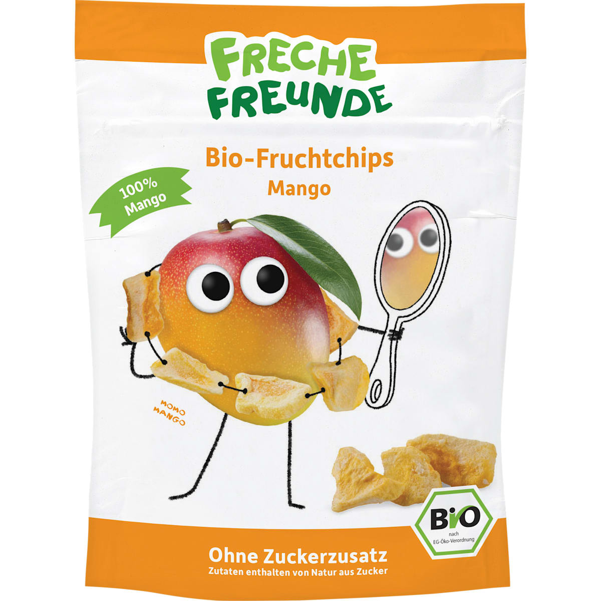 Freche Freunde Kindersnack Fruchtchips Mango vanaf 3 jaar, 14 g