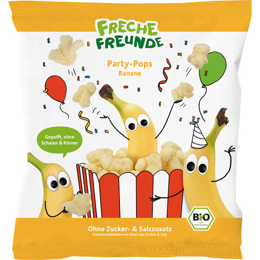 Freche Freunde Kindersnack Party Pops Banaan, vanaf 1 jaar, 15 g