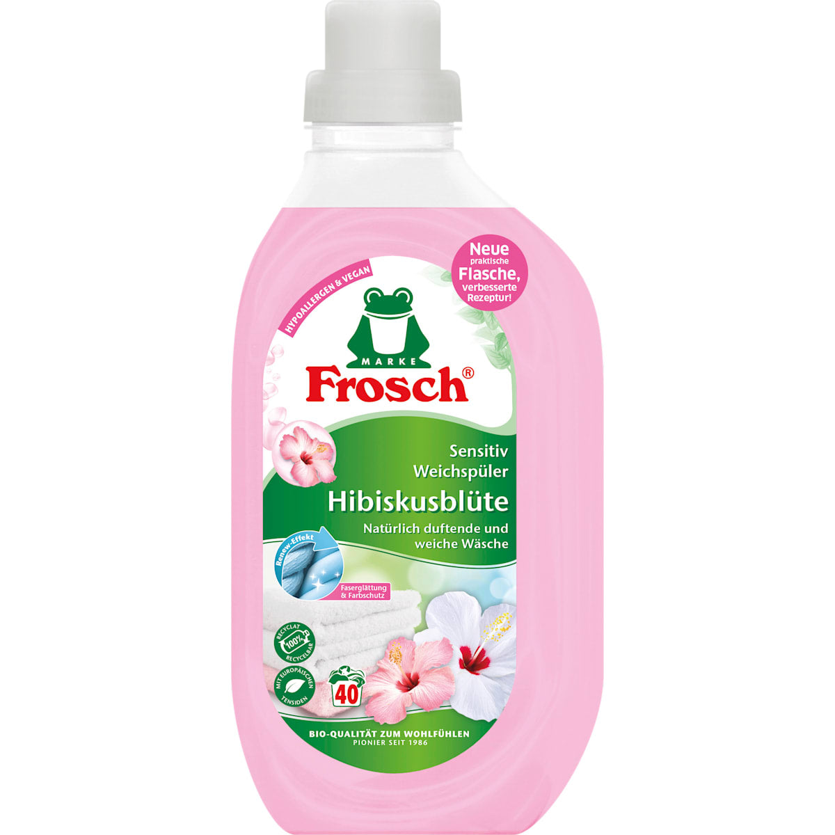 Frosch Wasverzachter Hibiskusblüte 40WL, 880 ml