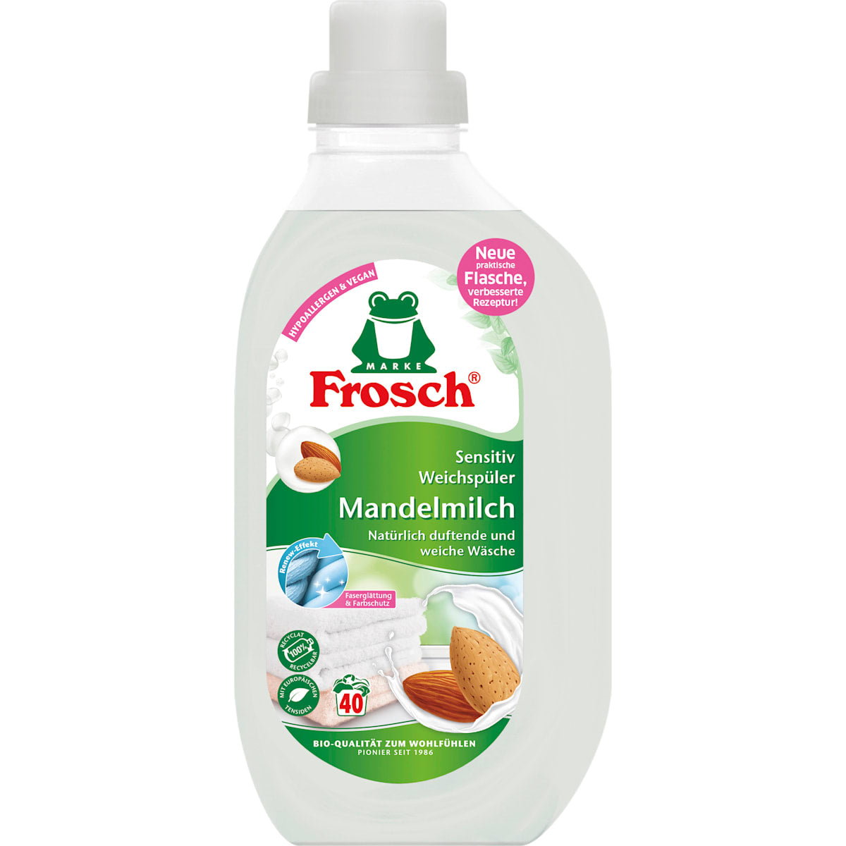 Frosch Wasverzachter Mandelmilch 40WL, 880 ml