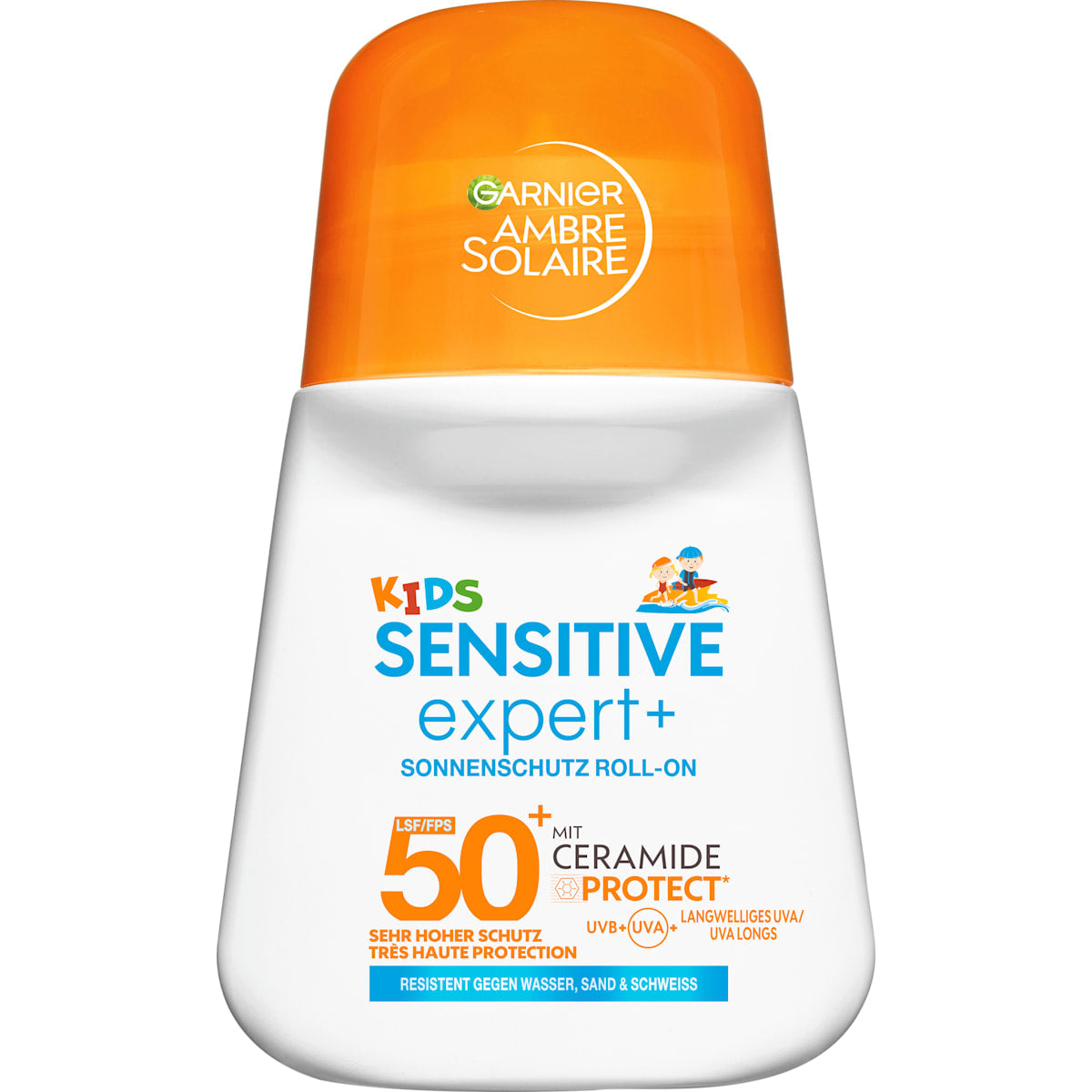 Garnier Ambre Solaire Sonnenroller Kids sensitive expert +, SPF 50+, 50 ml