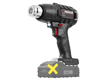 PARKSIDE PERFORMANCE® 20 V Accu-Heteluchtpistool »PPHLGA 20-Li B3 «, zonder Accu – zonder Lader