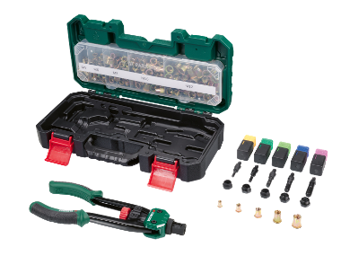 PARKSIDE® Blindklinkmoertang, incl. Accessoires 150-delig.