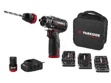 PARKSIDE PERFORMANCE® 12 V Accu-boorschroefmachine-Starterset »PBSPA 12 E4«, met Accu's en Lader