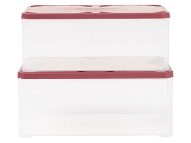 PARKSIDE® Sorteerbox voor kleine onderdelen L, 2er-Set, met separatem Deksel