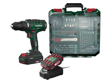PARKSIDE® 20 V Accu-boorschroefmachine-Set »PABS 20-Li I9«, met Accu en Lader
