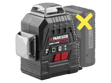 PARKSIDE PERFORMANCE® 20 V Accu-Kruislijnlaser »PKLLP 3360 A1 «, zonder Accu en Lader