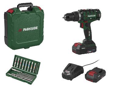 PARKSIDE® 20 V Accu-boorschroefmachine Starterset »PABS 20-Li I9 «, met Accu en Lader