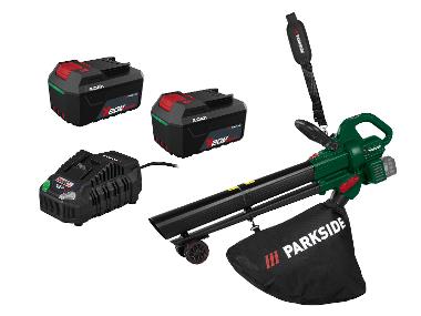 PARKSIDE® Parkside 40V Accu-Bladzuiger/-blazer »PALSB A1« Set incl. 20V Accu 4 Ah »PAP 204 A1« en 20V Snellader »PLG 20 C3«