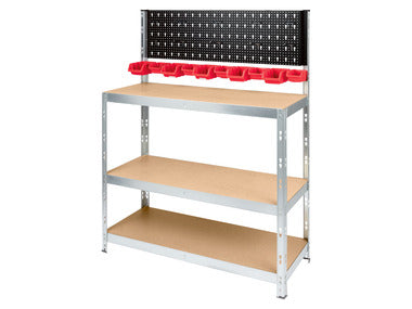 PARKSIDE® Zwaarlastrek met Gereedschapswand, 136 x 100 x 40 cm