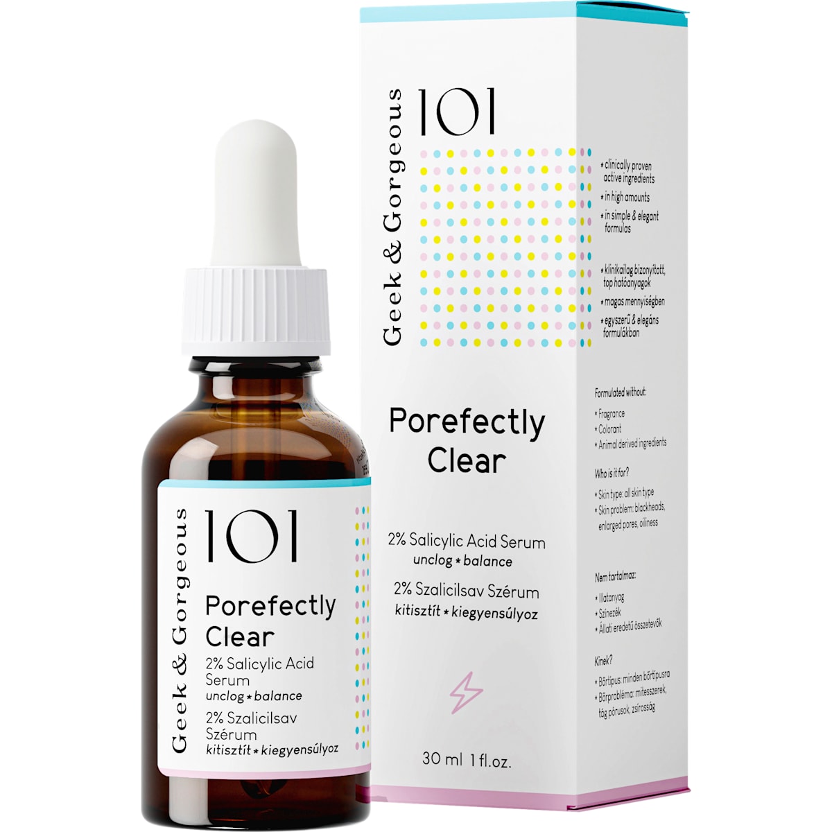 Geek&Gorgeous Gesichtsserum 101 Porefectly Clear, 30 ml