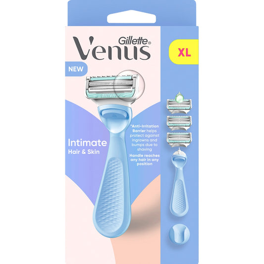 Gillette Venus Scheermes, Intimate Hair & Skin Voordeelpak, 1 St