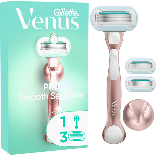 Gillette Venus Scheermes, Pro Smooth Sensitive Voordeelpak, 1 St