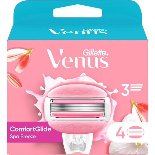 Gillette Venus Scheermesjes, Comfortglide Spa Breeze, 4 St