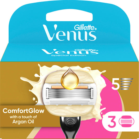 Gillette Venus Scheermesjes, ComfortGlow, 3 St