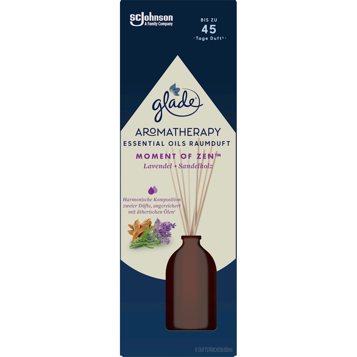 glade Duftstäbchen Aromatherapy Essential Oils Kamergeur - Moment of Zen, 80 ml