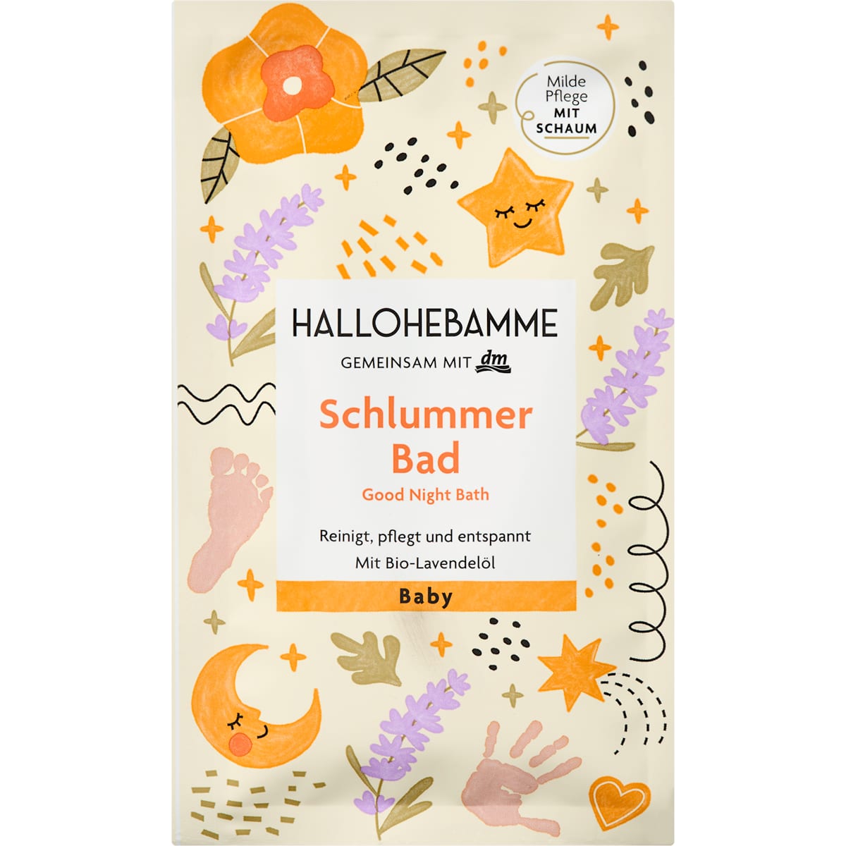 HALLOHEBAMME Baby Badmiddel Schlummer Bad, 20 ml