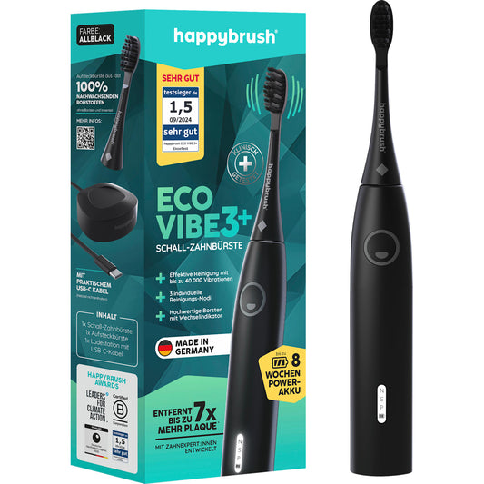 happybrush Schallzahnbürste Eco Vibe 3+, 1 St