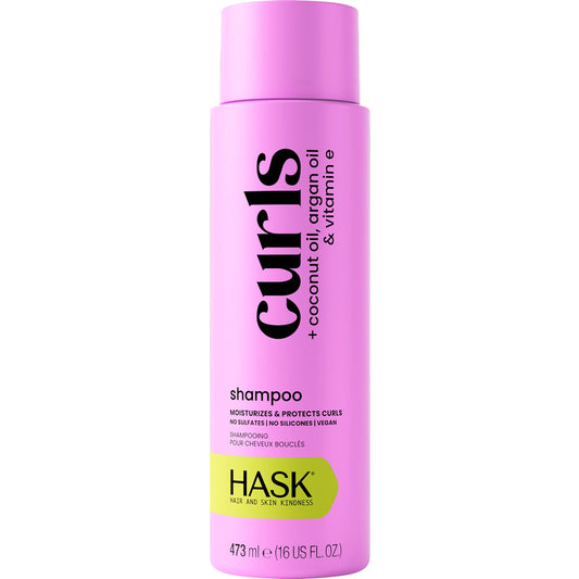HASK Shampoo curls + coconut oil, 473 ml