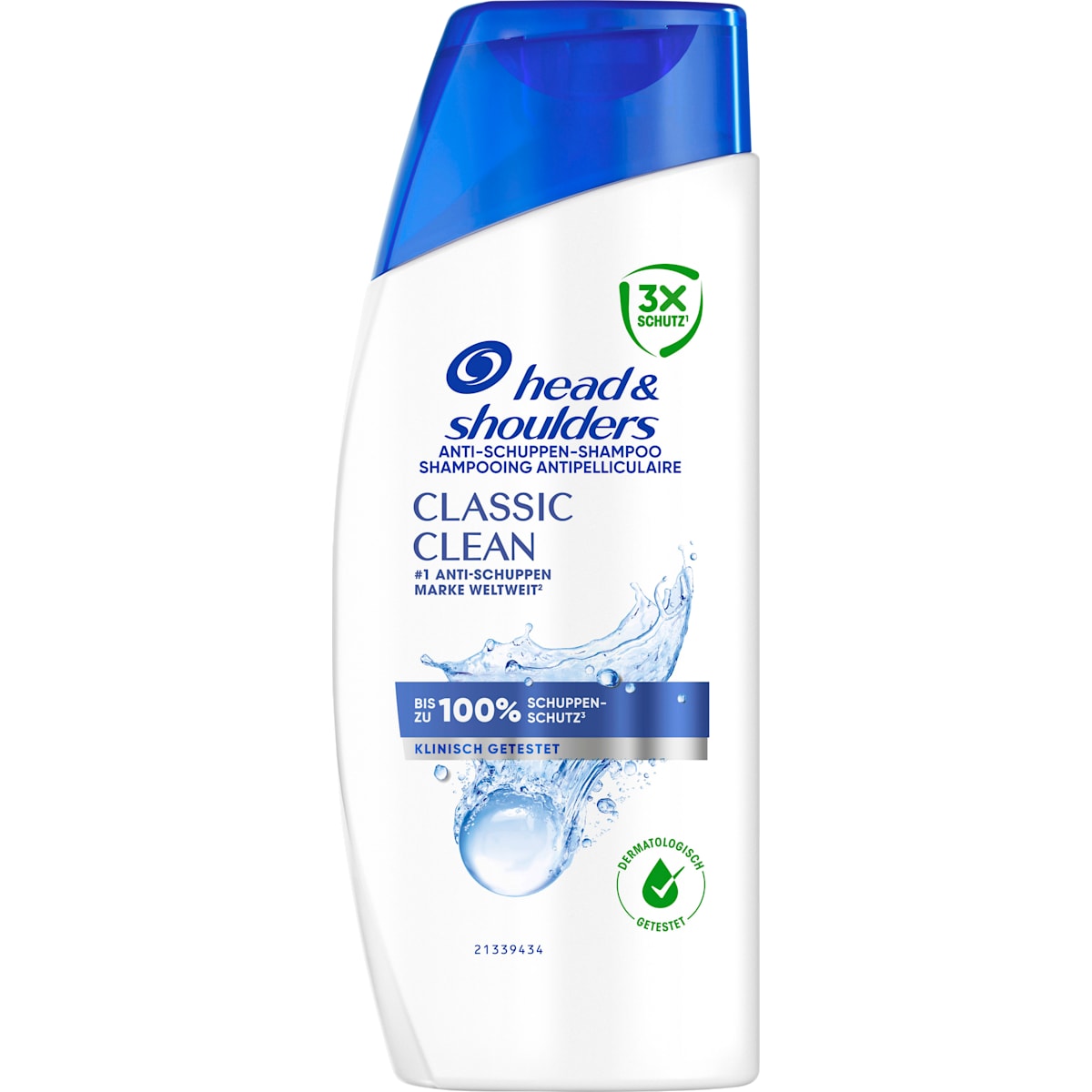head&shoulders Shampoo Anti-roos Classic Clean, Reisformaat, 95 ml