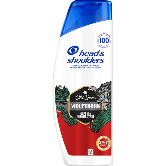 head&shoulders Shampoo Anti-roos Old Spice Wolfthorn, 250 ml