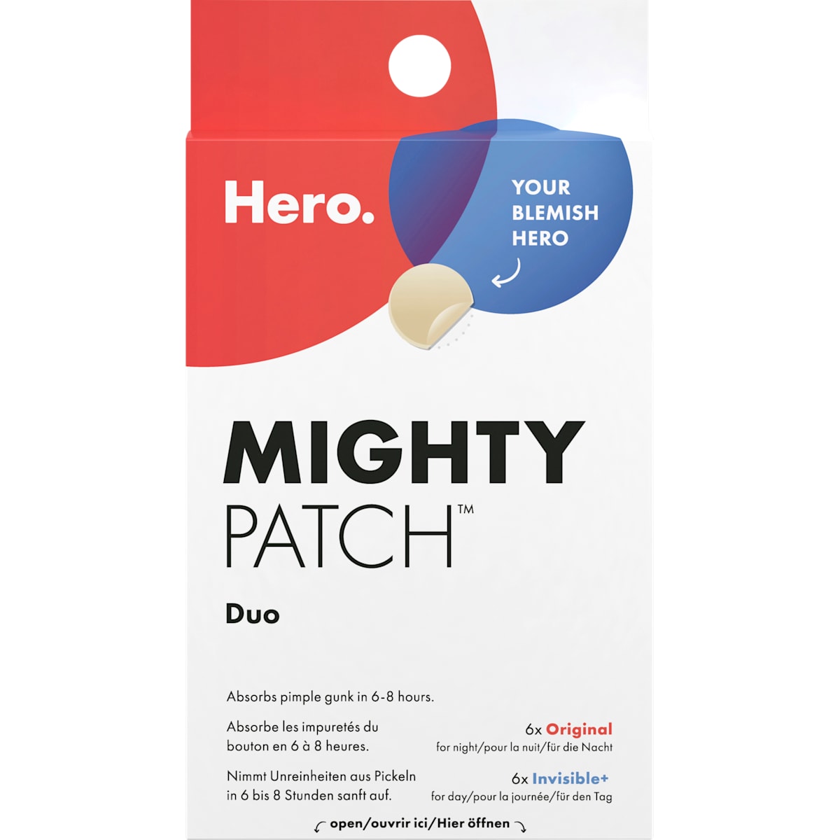 Hero. Anti Pickel Patches Mighty Patch Duo, 12 St
