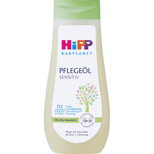 HiPP Babysanft Baby Verzorgingsolie sensitief, 200 ml