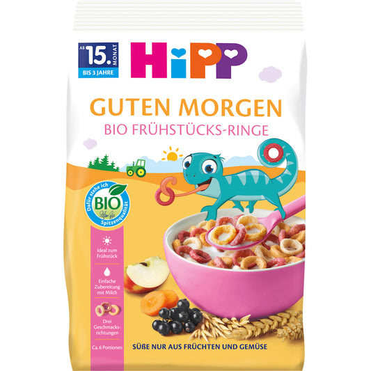 HiPP Kindermuesli Ontbijt-ringen, vanaf 2 jaar, 120 g
