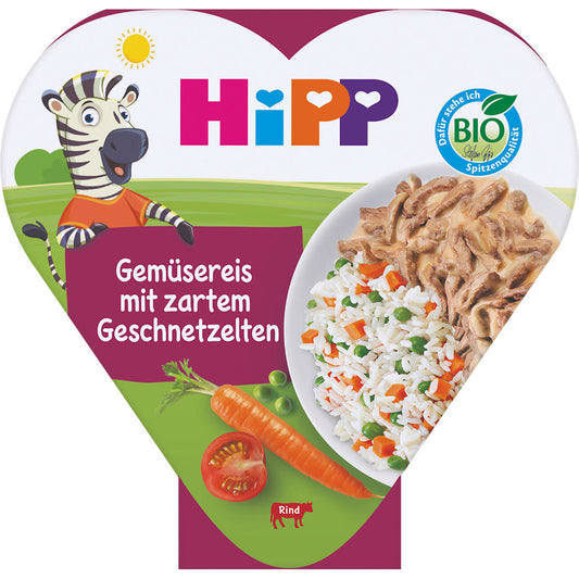 HiPP Kindermaaltijd Groenterijst met mals Reepjesvlees vanaf 1 jaar, 250 g