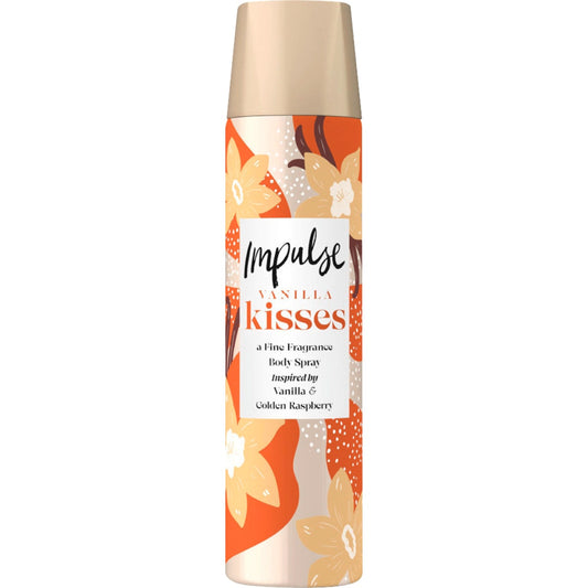 Impulse Bodyspray VANILLA kisses, 75 ml