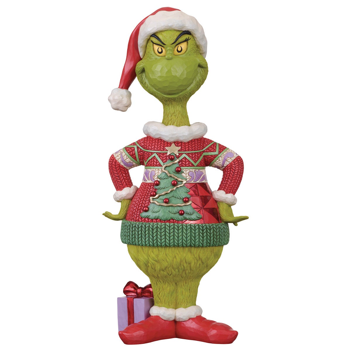 Jim Shore Grinch in foute kersttrui beeld 51 cm (afbeelding 1)