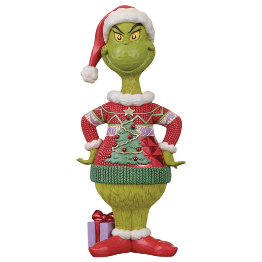Jim Shore Grinch in foute kersttrui beeld 51 cm (afbeelding 1)
