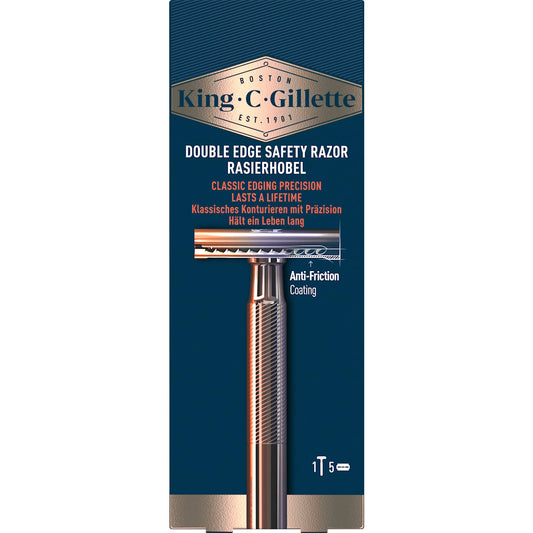 King. C. Gillette Safetyrazor, Double Edge, 1 St