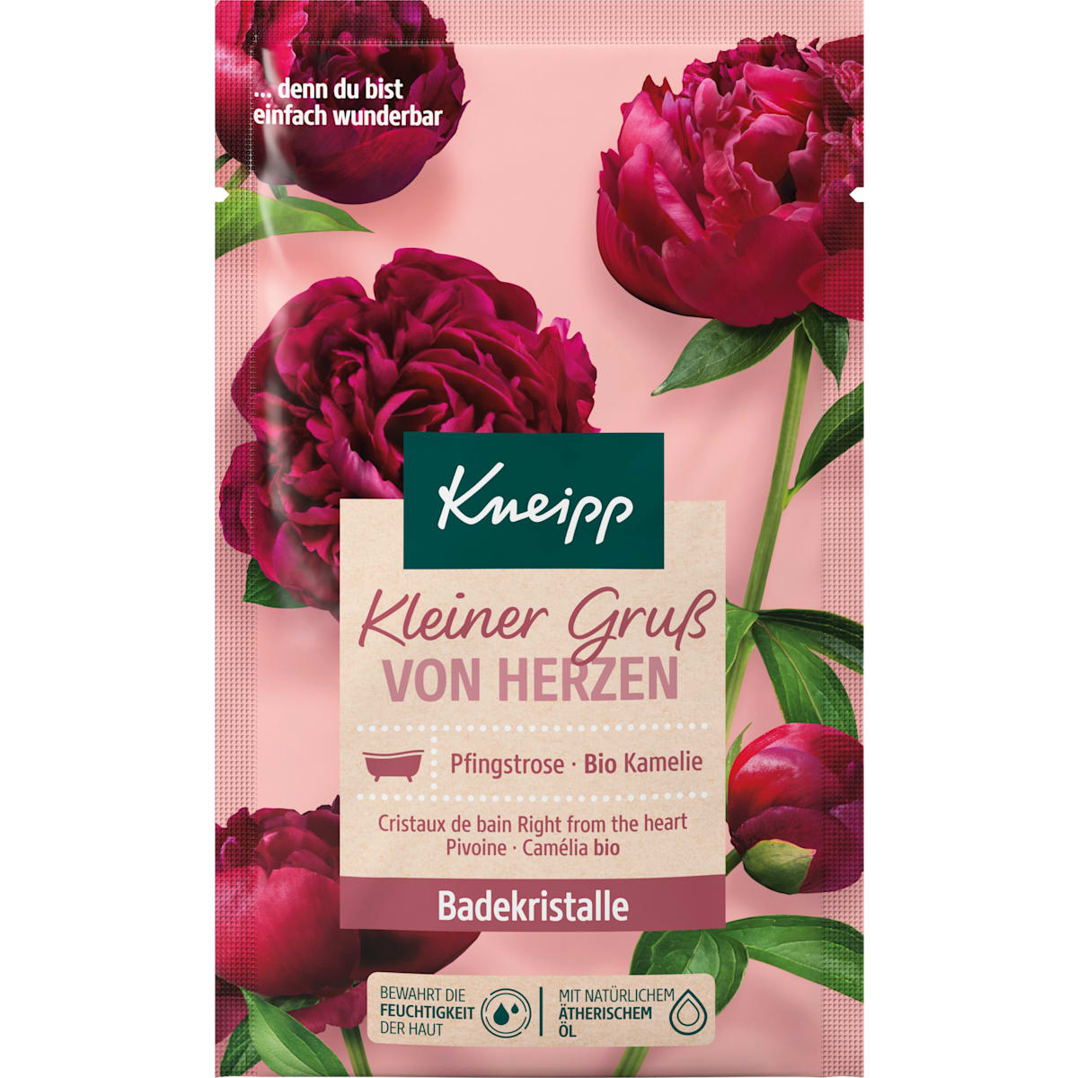 Kneipp Badesalz Kleiner Gruß von Herzen, 60 g